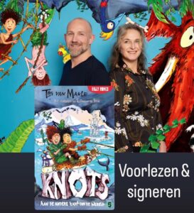 Zaterdag 2 mei: Voorlezen én signeren Knots op tour