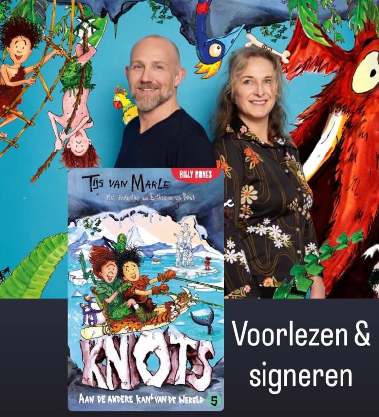 Zaterdag 2 mei: Voorlezen én signeren Knots op tour