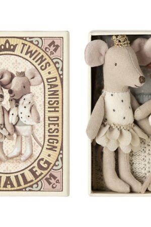 Royal twin, little sister & little brother in matchbox