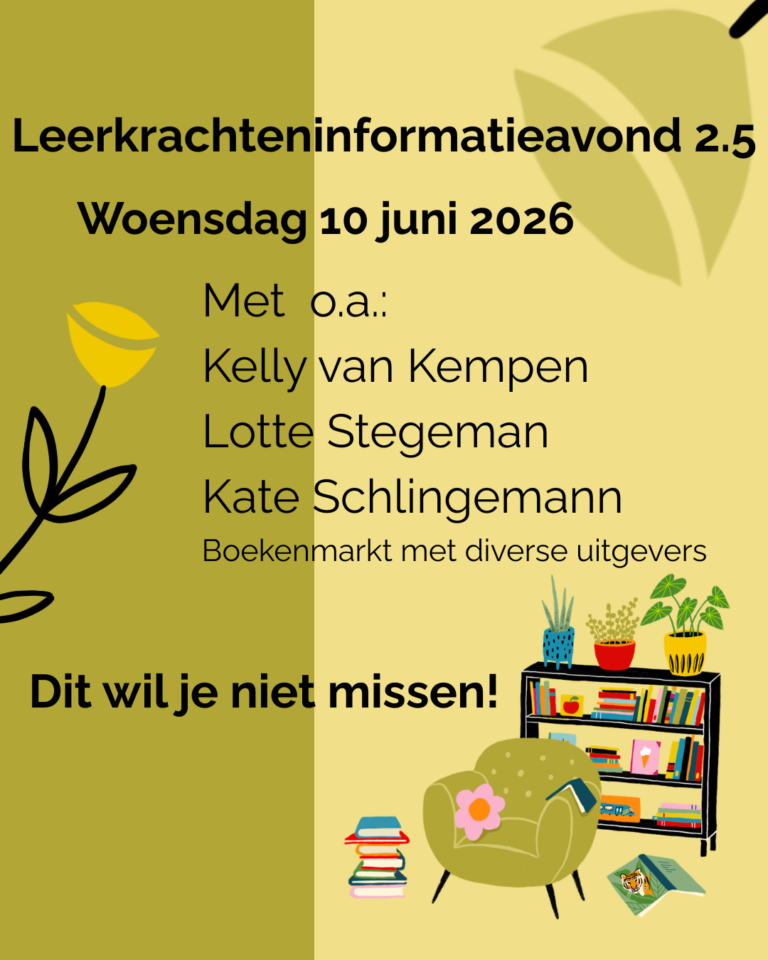 Woensdag 10 juni 2026 dé Leerkrachteninformatieavond