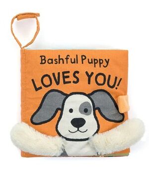 Bashful puppy loves you